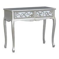 Paisley Console Table, Silver