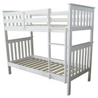 Paul Maxfield Palma 3FT Single Wooden Bunk Bed - White