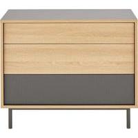 Parky Chest of Drawers, Oak and Grey