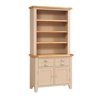 Pavillion Soft Truffle Dresser with Shelves