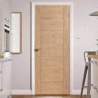 Palermo Oak Fire Door is 1/2 Hour Fire Rated.