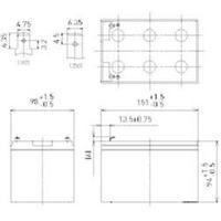 Panasonic LC-RA1212PG1, 12V Ah lead acid battery