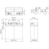 Panasonic LC-XD1217PG, 12V Ah lead acid battery