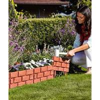 Pack of 4 Brick-Effect Edging