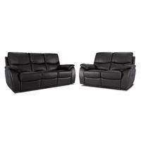 Panther 3 and 2 Seater Recliner Suite Black