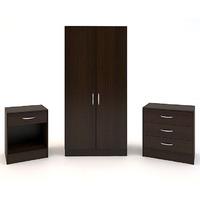 Panama 3 Piece Bedroom Set Espresso