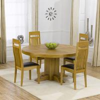 parma 150cm dining table with 4 toulouse chairs