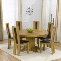 Parma 150cm Dining Table with 6 Denver Chairs