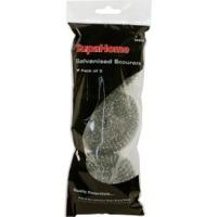 Pack Of 3 Galvanised Scourers