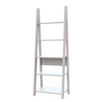 Paltrow Bookcase In White With Ladder Style