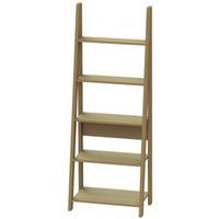 Paltrow Bookcase In Oak With Ladder Style