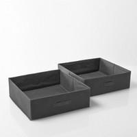 Pack of 2 Build Foldable Storage Baskets