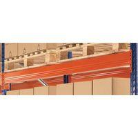 Pair of pallet racking beams 2700x100x40 2000kg capacity