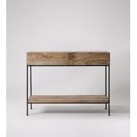 Pascal console table in mango wood & iron