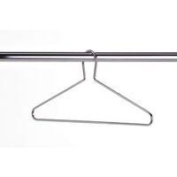 PACK OF 50 HEAVY DUTY FULLY CAPTIVE CHROME HANGERS