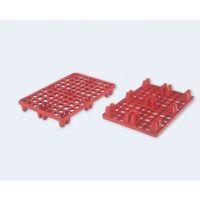 PALLET PLASTIC 1200x1000x147mm C/W 9 FEET & VENTILATED DECK