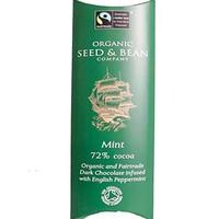 (Pack of 8) Seed & Bean - Org Extra Dark Mint Bar 85 g