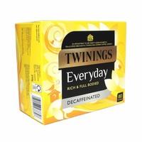 pack of 4 twinings the everday tea decaff 80 bag