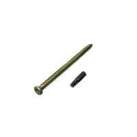 Pack of 100 Concrete Frame Screws with Caps and a Free Torx Bit 7.5 X 202MM