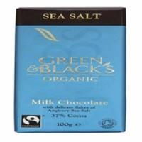 (Pack of 15) Green & Blacks - Milk Sea Salt Chocolate 100 g