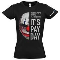 payday 2 womens chains mask t shirt x largeblack