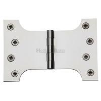 Parliament Hinge (Set of 2) Finish: Polished Chrome, Size: 10.16 cm H x 15.24 cm W