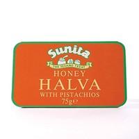 (Pack Of 24) Sunita - Halva Pistachio (Honey) No added sugar - (75g)