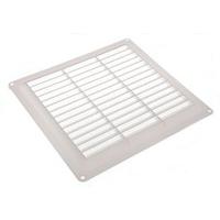 Pack Of 4 Fixed Louvre Air Vent + Flyscreen For Openings Up To 9 X 9 229Mm 229Mm