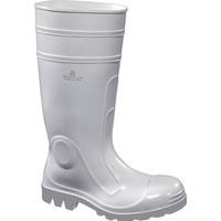 Panoply Viens2 White PVC Safety Wellington Boots Welly Wellies For Food Industry With Steel Toe Caps (UK 11/EURO 46)