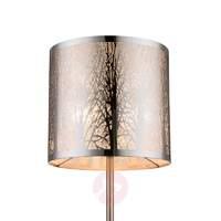 Patterned lampshade floor lamp Cianna