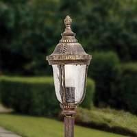 Paula Path Light Traditional Patterned Glass