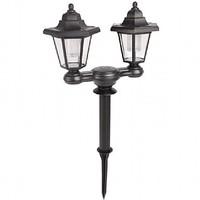 Pack of 2 Dual Head Solar Lanterns