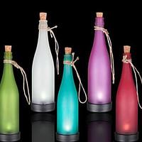 Pack of 5 Solar Bottle Lamp LED Decoration Light Interspersion Pendant Light Multicolor