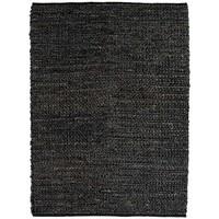 Paros Chunky Charcoal Grey Jute Rug 120x170