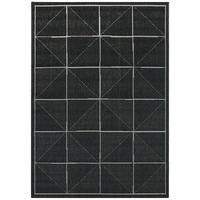 Patio Indoor Outdoor Rug 160x230cm PAT07 Charcoal Check