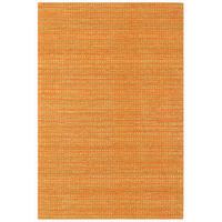 palmas orange checked jute rug