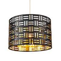 Paxton Black & Gold Pendant Shade