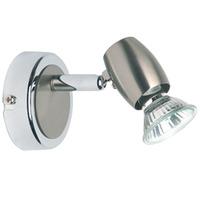 palermo 50w gu10 spotlight single satin g5501077