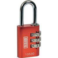 padlock aluminium combination padlocks red e58549