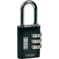 Padlock Aluminium Combination Padlocks Black - E58550