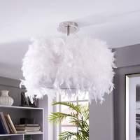 Pauline - ceiling light with duck feathers