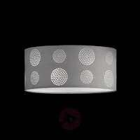 Patterned ceiling lamp Joona grey