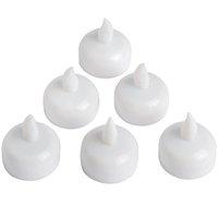 Pack Of 6 Floating LED Candles With Water Sensor