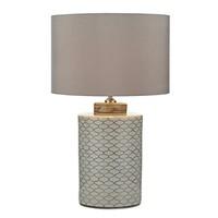 pax4233 paxton table lamp with cream base base only