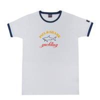 paul and shark junior boys logo t shirt