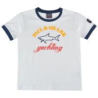 PAUL AND SHARK Children Boys Logo T Shirt