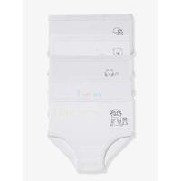 Pack of 5 Baby Underwear printed white