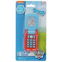 paw patrol blue and red toy character print sound effect flip top phon ...