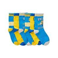 Pack of six Minions Socks
