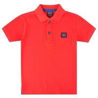 PAUL AND SHARK Children Boys Short Sleeve Polo Shirt